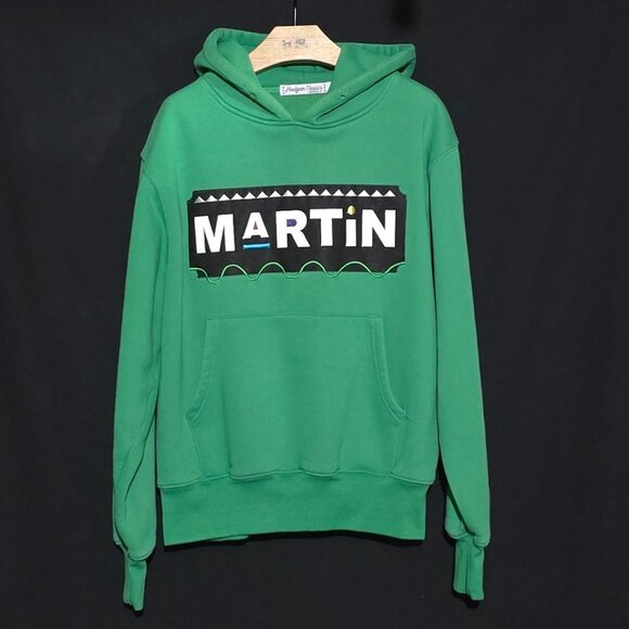 Headgear Classics Pullover Embroidered Hoodie MARTIN Martin Lawrence Green S* - Picture 1 of 5